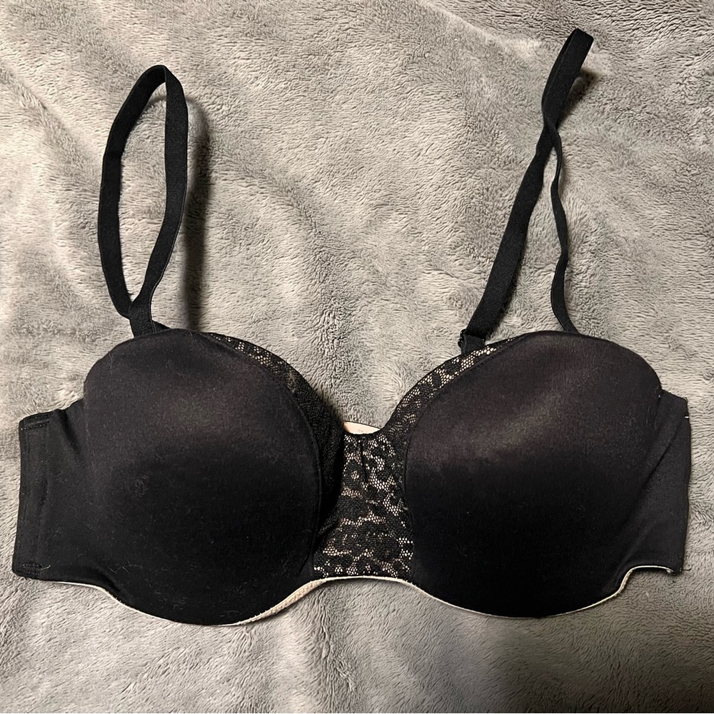 Chic Black Lace Women's Bra